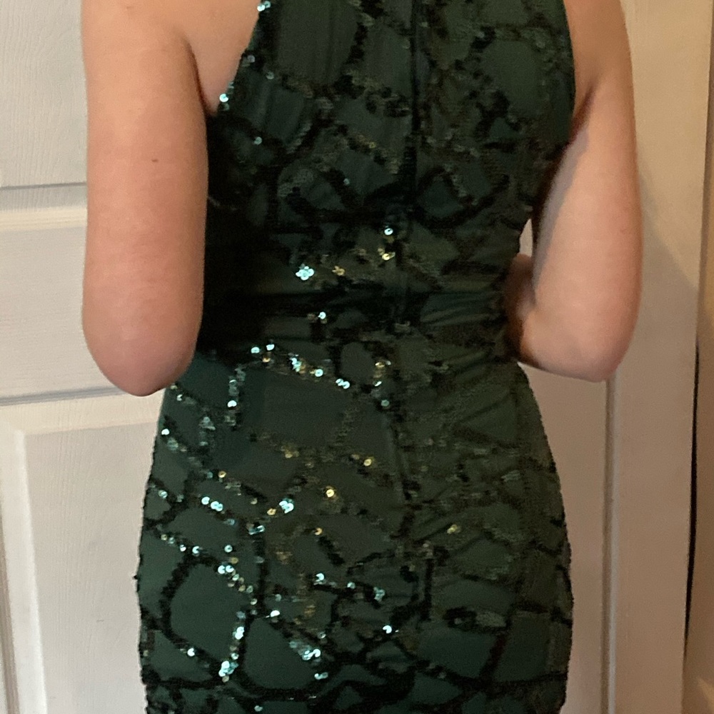 Green Sequin Dress